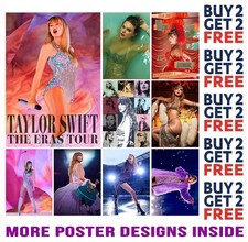 TAYLOR SWIFT THE ERAS TOUR POSTER ART PRINT A4 A3 SIZE BUY 2 GET ANY 2 FREE