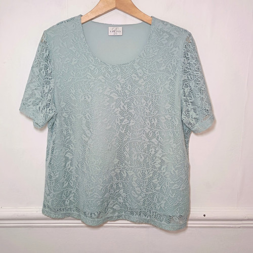 Eastex womens top green size - eastex,