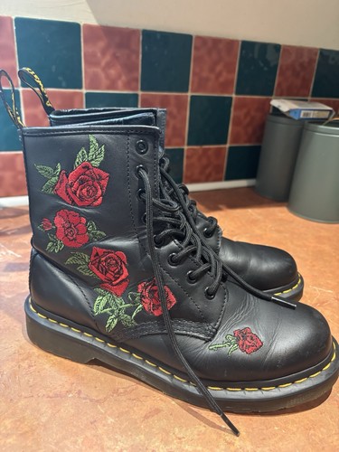 1460 vonda floral rose - vonda, leather