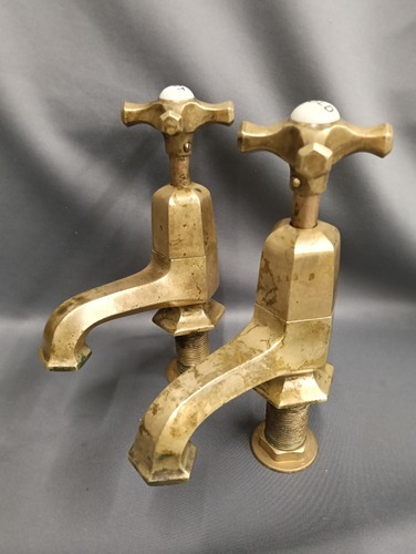 Art deco aged brass - ,