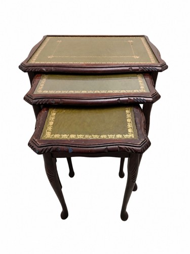 Vintage mahogany nest 3 - vintage, of