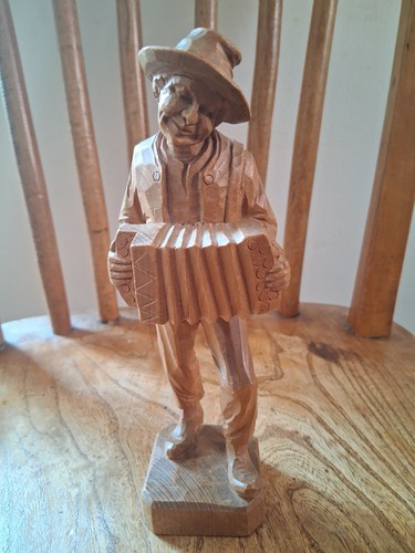 Vintage hand carved wooden - vintage,