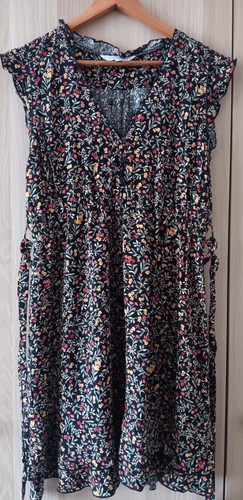 Apricot ruffle floral mini - apricot,