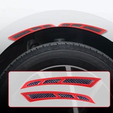 2x Reflective Sticker Carbon