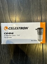 Celestron Omni Series 2x Barlow Lens 1.25" for Telescope - Universal - UK Stock