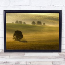 Foggy Fog Mists Fields Moravia