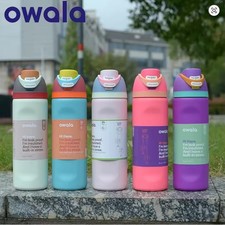 Owala FreeSip Insulated Stainless Steel Water Bottle with Straw Thermal Mug Hot