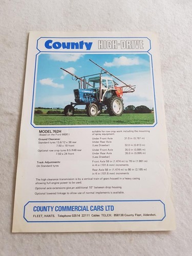 County high drive - drive, model