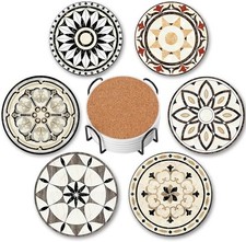 Drink Coasters Set of 6 W/