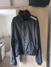 Superdry Mens Jacket Black Medium Windcheater