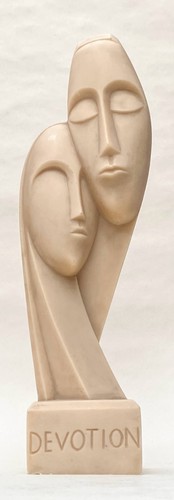 Devotion sculpture couple - sculpture,