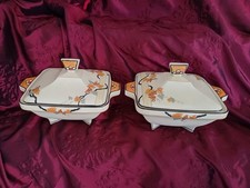 Pair Art Deco Burleigh Ware
