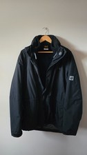 Jack Wolfskin 3in1 Jacket Mens Winter Large Texapore Coat, Black