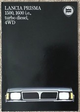 Lancia prisma range - prisma,