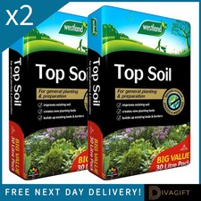 2 x WESTLAND TOP SOIL 30L
