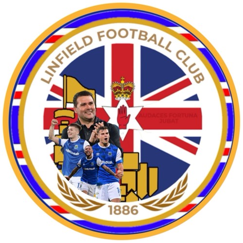 Linfield pin badges - linfield,