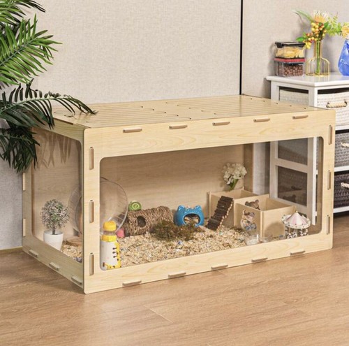 Large wooden hamster - large,