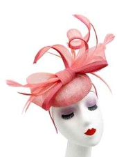 Women Pillbox Bow Fascinator