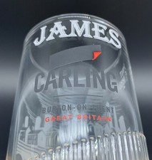 Personalised Carling Lager 1 Pint Glass New 20oz Nucleated Engraved Gift Box