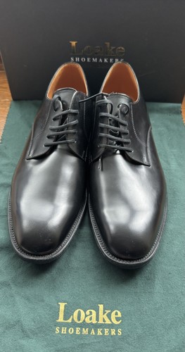 Loake elland black polished - loake,