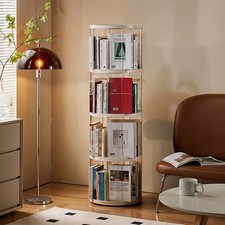 Rotating Bookcase on Wheels