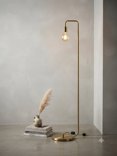 Habitat brass floor lamp - floor,