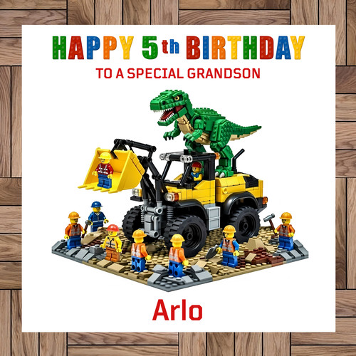 Personalised dinosaur birthday - dinosaur,
