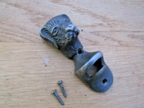 Dog face cast - face, iron