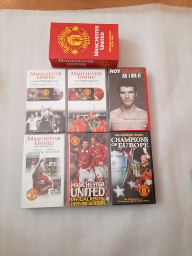 Manchester united vhs tapes - united,
