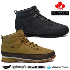 MENS MEMORY FOAM HIKING WALKING BOOTS ANKLE WINTER TREKKING TRAIL TRAINERS SHOES