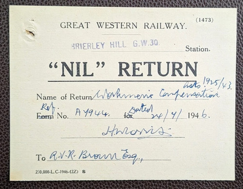 1946 gwr brierley hill station - brierley,