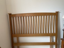 Oak headboard for double bed