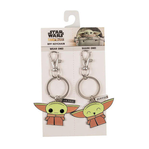 Star wars grogu keyring - star,