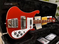 ♚PRISTINE!♚SUPER RARE♚2017 RICKENBACKER 4003 Stereo Bass♚RUBY RED !♚OHSC♚AMAZING