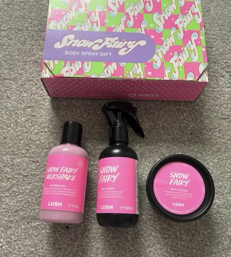 Lush snow fairy body spray - snow,