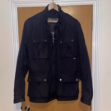 Black Belstaff motor bike