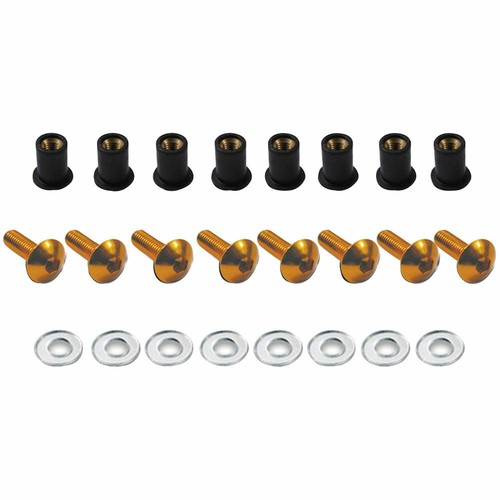 Kit anodized gold cap - kit,