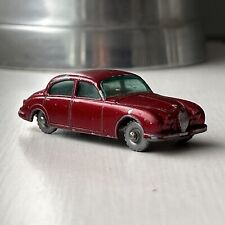 Lesney Matchbox Series Jaguar 3.8 Sedan 65b Metallic Red Silver Plastic Wheel