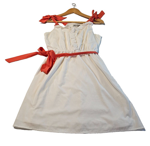 Womens white ruffel dress - ruffel,
