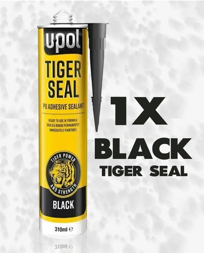 Upol tiger seal black - black, adhesive