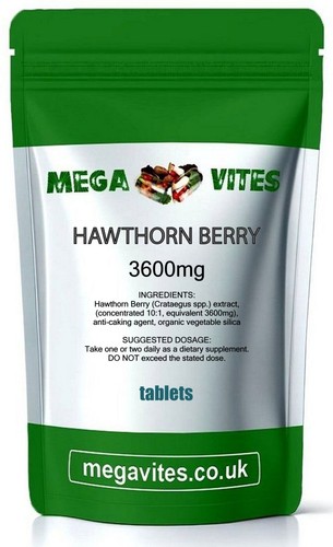 Hawthorn berry tablets 3600mg - hawthorn,