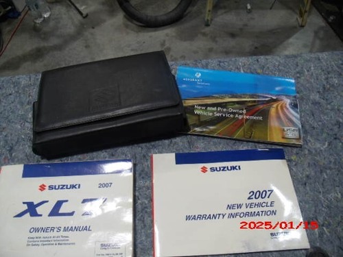 2007 suzuki xl7 owners naual - suzuki,