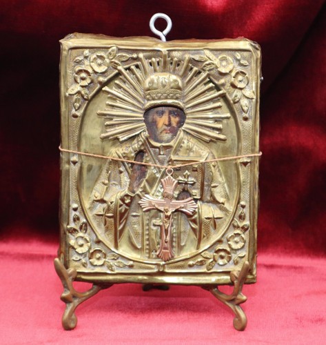 Antique russian hand painted - hand,