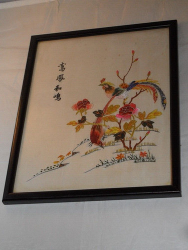Chinese silk embroidery - silk,