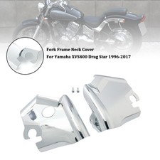Fork Frame Neck Cover For Yamaha XVS400 XVS650 Drag Star V-Star 650 97~03 Chrome