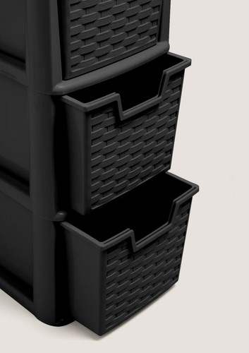 Desktop drawer medium rattan - 3,