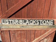Antique Lister Blackstone