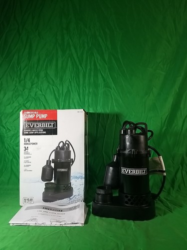 Everbilt aluminum sump - 1/4,