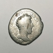 Roman Silver Denarius Coin of Marcus Aurelius ( 161-180 AD )