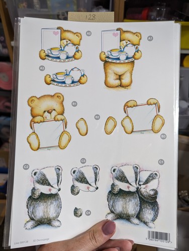 Craft die cut decoupage - a4,